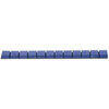 Kit pesi adesivi cerchio 12x5gr blu
