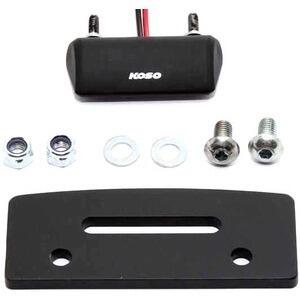 Luce targa led Koso Mini con staffa nero
