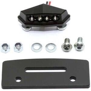 Luce targa led Highsider Quadro con staffa nero