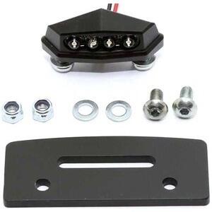 Luce targa led Highsider Quadro con staffa nero