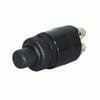 Pulsante a vite 18mm nero