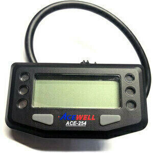 Contachilometri elettronico AceWell 254 nero