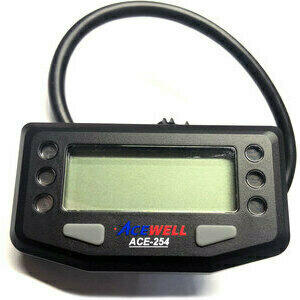 Contachilometri elettronico AceWell 254 nero