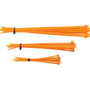 Kit de corbatas 30pc naranja