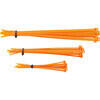 Fascette plastica kit 30pz arancione