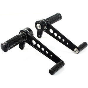 Coppia pedane Classic Racing alleggerite nero