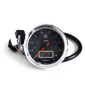 Strumento elettronico multifunzione AceWell Classic 451-AC 9K ghiera cromo fondo nero