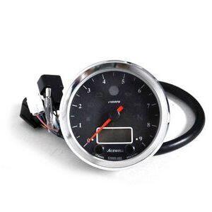 Strumento elettronico multifunzione AceWell Classic 451-AC 9K ghiera cromo fondo nero