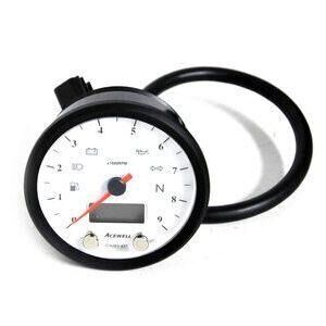 Strumento elettronico multifunzione AceWell Classic 451-AS 9K ghiera nera fondo bianco