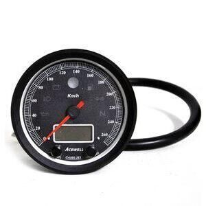Strumento elettronico multifunzione AceWell Classic 263-AS 260Km/h nero
