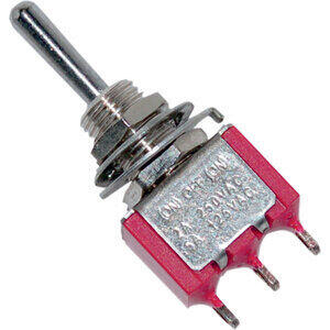 Interruttore a vite on-off-on mini