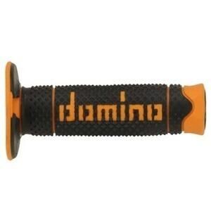 Coppia manopole Tommaselli Off Road DSH 22mm nero/arancione