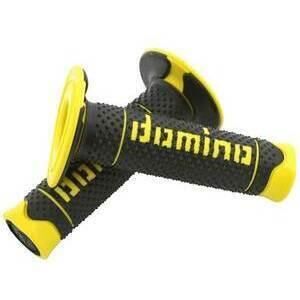 Coppia manopole Tommaselli Off Road DSH 22mm nero/giallo