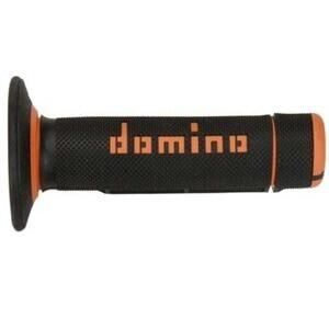 Coppia manopole Tommaselli Off Road A020 22mm nero/arancione