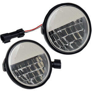 Inserto faro anteriore led 4.5\'\' Drag Specialties kit cromo