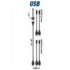 Set n.4 adattatori USB
