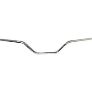 Handlebar 22.2mm Emgo Flat Track low chrome