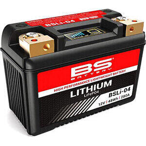 Batterie au lithium LiFePO4 BS Battery BSLi-04 12V-280A, 4Ah