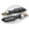 Coppia frecce led Highsider Sonic nero opaco fumè - Foto 2