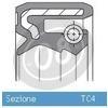 Coppia paraoli forcella 48x61x11mm Ariete - Foto 2