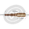 Getto minimo carburatori Mikuni N224 020 - Foto 2
