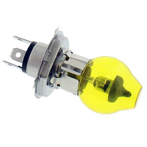 Ampoule halogène 12V H4, 60/55W jaune