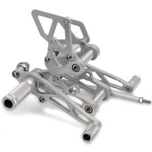 Kit pedane arretrate per Yamaha SR 500 LSL grigio