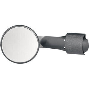 Specchietto retrovisore bar-end Round mini regolabile nero