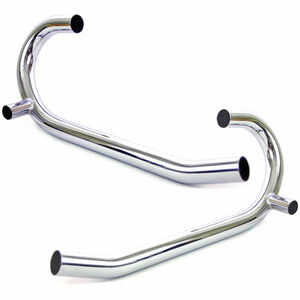 Collettore di scarico per BMW R Boxer 2V 38mm compensatore cromo