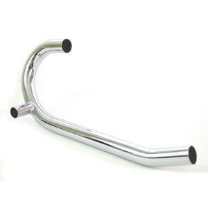 Collettore di scarico per BMW R Boxer 2V 38mm compensatore cromo destro