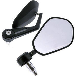 Specchietto retrovisore bar-end Modern nero coppia