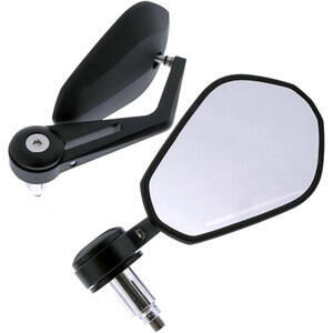 Specchietto retrovisore bar-end Modern nero coppia