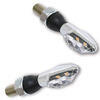 Coppia frecce led Highsider Sonic-X2 cromo
