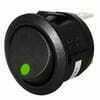 Interruttore a pressione on-off illuminato verde