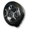 Faro anteriore 7'' Highsider Type2 full led attacco basso nero opaco - Foto 2