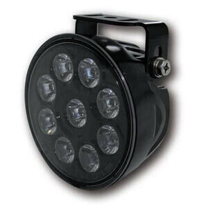 Faro supplementare led Highsider ABS abbagliante riflettore nero