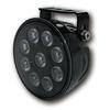 Faro supplementare led Highsider ABS abbagliante riflettore nero
