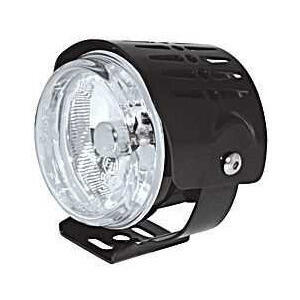 Faro supplementare alogeno Round mini fendinebbia cover nera