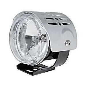 Faro supplementare alogeno Round mini fendinebbia cover cromo