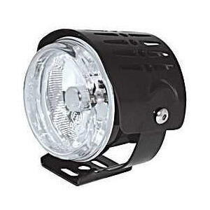 Faro supplementare alogeno Round mini abbagliante cover nera