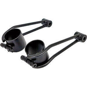 Supporto faro laterale Daytona nero coppia