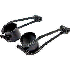 Supporto faro laterale Daytona nero coppia