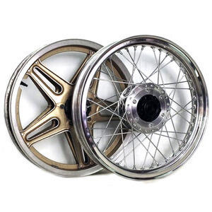 Kit ruote a raggi completo per Honda CB 750 F Bol D'Or 18''x2.15 - 18''2.50 CNC