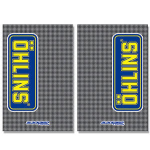 Coppia adesivi Ohlins 230x150mm