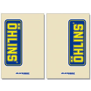 Coppia adesivi Ohlins 230x150mm