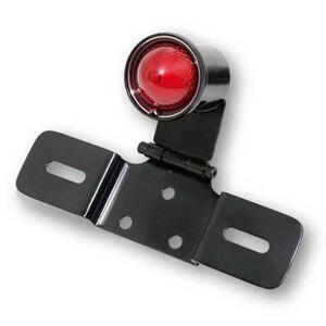 Fanalino posteriore led Old School Type3 regolabile nero con portarga