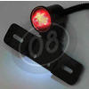 Fanalino posteriore led Old School Type3 regolabile nero con portarga - Foto 3