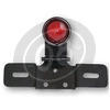 Fanalino posteriore led Old School Type3 regolabile nero con portarga - Foto 2