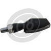 Coppia frecce led Highsider Blaze nero opaco con luce posizione fumè - Foto 4