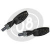 Coppia frecce led Highsider Blaze nero opaco con luce posizione fumè - Foto 2